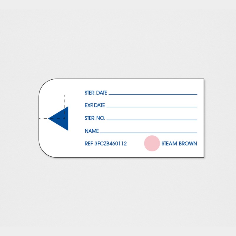 Eticheta container cu indicator abur-74X35 mm-1.000 buc